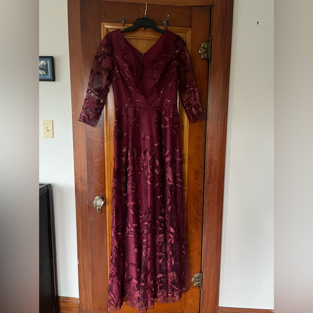 Burgundy Wine Formal Dress